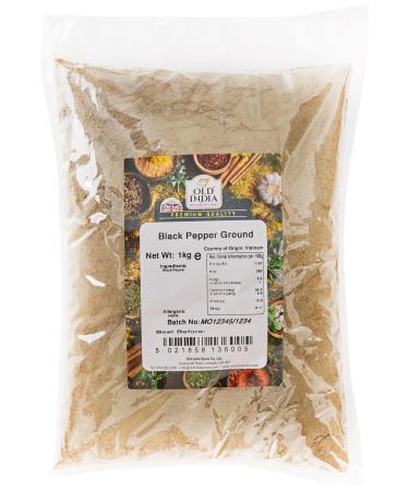 Old India Black Pepper Ground 1kg 1 kg (Pack of 1) - Buy Online on GoSupps.com