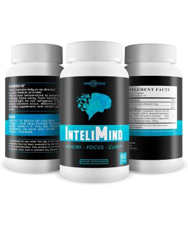 InteliMind - Enhance Memory Focus & Clarity | Boost Brain Function & Energy | Premium Support Formula - Buy Online on GoSupps.com