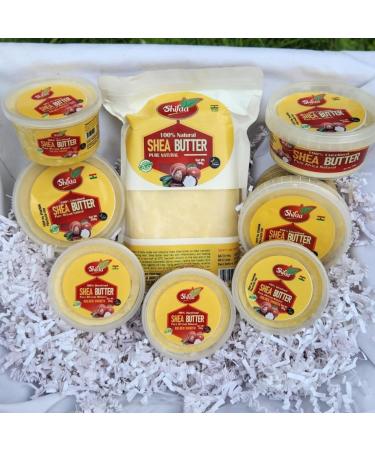 Ghana Unrefined Raw African Natural Shea Butter (Shifaa) Golden Smooth Grade A Raw - 500g. Good for Skin Hair Lips Moisturising Scars and Rashes Eczema. - Buy Online on GoSupps.com