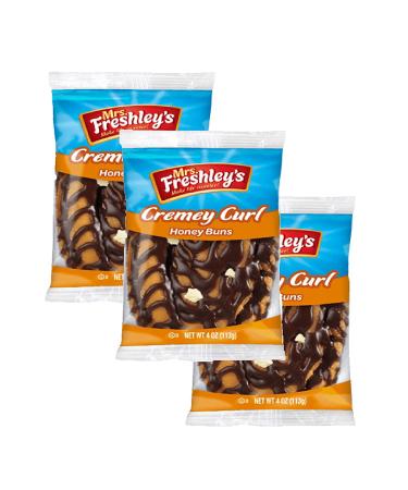 Mrs. Freshley's Honey Buns Variety Pack | Chocolate  Iced  Glazed and Jelly | 4 oz. each | 12 Pack - Buy Online on GoSupps.com