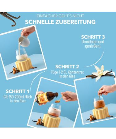 Breaknow Coffee Concentrate - Vanilla Cold Brew - 30 Servings - Instant Iced Coffee Syrup - 10-Second Preparation - On-the-Go French Vanilla Latte - 300ml - Buy Online on GoSupps.com