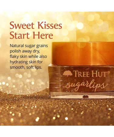 Tree Hut Sugarlips Brown Sugar Lip Scrub 0.34oz Jar - Shea Butter and Raw Sugar Exfoliator for Ultra-Hydrating Lip Care - Buy Online on GoSupps.com