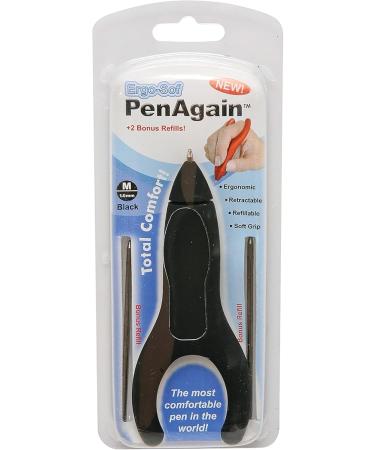 PenAgain ErgoSof Pen for Ehlers-Danlos | Arthritis & Carpal Tunnel Pain Relief - Black (00022 - Buy Online on GoSupps.com