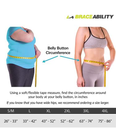 BraceAbility XXL Plus Size Compression Back Brace for Sciatica & Low Back Pain Relief - Buy Online on GoSupps.com