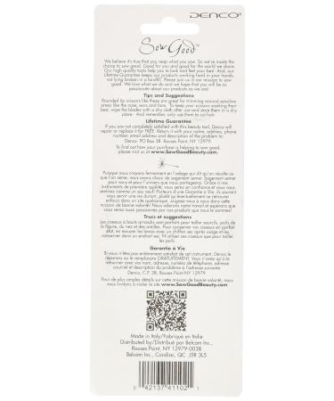 Denco Sow Good Eyebrow & Facial Scissors - Precision Grooming Tools for Perfect Eyebrows | Shop Internationally - Buy Online on GoSupps.com