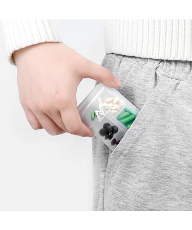 Muchengbao 4 Pack Weekly Pill Box 7 Days 10 Compartments Easy Open Medication Organizer - Buy Online on GoSupps.com