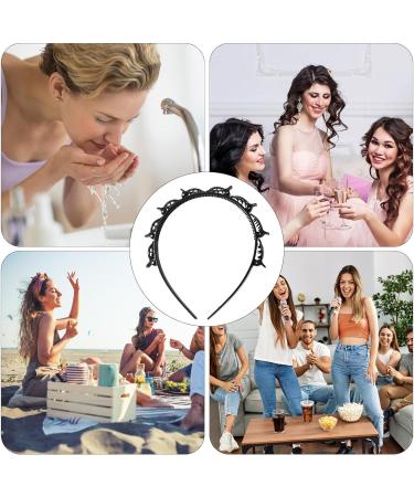 Bangs Hairstyle Hairpin Twist Plait Headband Hollow Woven Sectional Clip Headband Double Bangs Hairstyle Hairpin Headband With Clip For Weddings Black - Buy Online on GoSupps.com