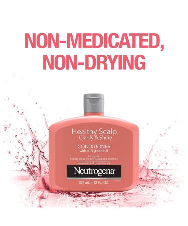 Neutrogena Healthy Scalp Clarifying Conditioner with Pink Grapefruit 12oz - Paraben & Phthalate-Free - For Oily Hair - Color-Safe - Buy Online on GoSupps.com