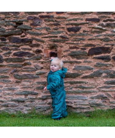 Hippychick Children's All in One Waterproof Jumpsuit - Green Bottle | XS (18-24mths) - Buy Online on GoSupps.com