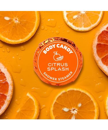 Body Candy Handmade Citrus Splash Shower Steamers - 12 Pack Aromatherapy Shower Bombs - Made in USA - Relaxation Bath Gifts for Women and Men - Buy Online on GoSupps.com