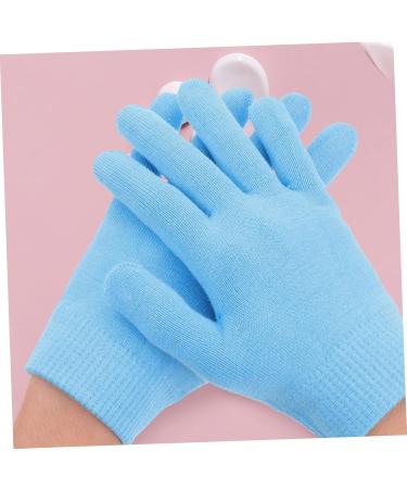 minkissy 1 Pair Night Moisturizing Gloves Hand Nail Stamp Plates Overnight Spa Gloves Compact Gloves Moisturizing Spa Gloves Lotion Moisturizing Gloves for Women at Night Accessories 19.5x12.2x0.4cm - Buy Online on GoSupps.com