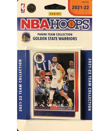 Golden State Warriors 2021 2022 Hoops Factory Sealed Team Set with Stephen Curry Plus Rookie Cards of Jonathan Kuminga, Moses Moody and Juan Toscano-Anderson