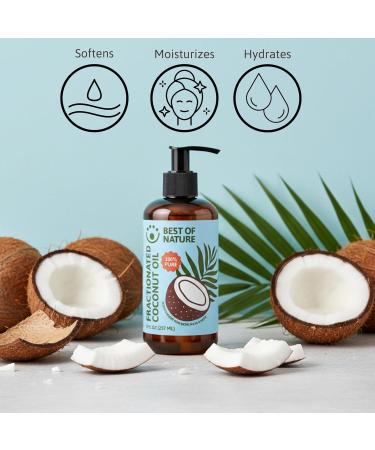 Best of Nature 100% Pure Fractionated Coconut Oil - Natural Massage Oil Unscented Moisturizer for Men and Women for Skincare and Hair Care Carrier for Essential Oils Gallon (128 fl oz) 128 Fl Oz (Pack of 1) - Buy Online on GoSupps.com