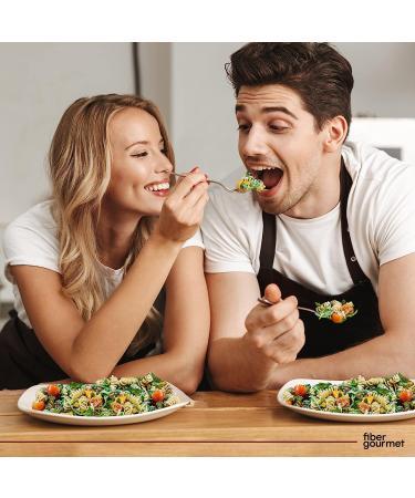 Fiber Gourmet Light Rotini Pasta - 8 Oz (Pack of 6) | Fiber-Rich, Low Calorie, Healthy, Kosher, Vegan Certified, Non-GMO | Made in USA - Buy Online on GoSupps.com