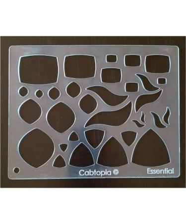 Cabtopia Lapidary Jewelry Design Template Stencil - Essential - Buy Online on GoSupps.com