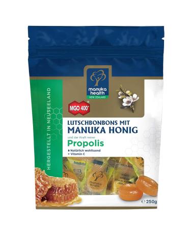 Manuka Health MGO 400+ Lollipotive & Lemon Lozenges Bundle - 100% Pure New Zealand Propolis & Vitamin C Candies - International Shipping Available - Buy Online on GoSupps.com