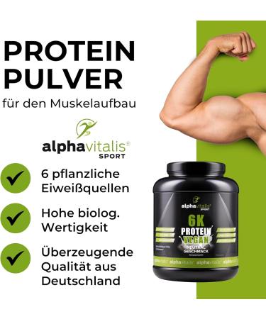 Vegan Protein Powder Neutral 1kg - Sugar-Free Fat-Free Lactose-Free - Ideal for Cooking & Baking - Multi-Component Herbal Shake - Buy Online on GoSupps.com