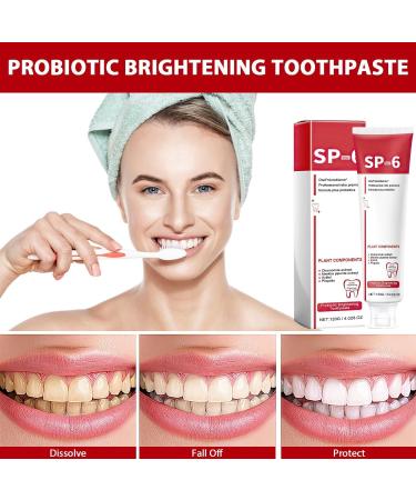 Sp-6 Ultra Whitening Toothpaste & Probiotic Brightening Care - 2 Pcs + 2 Toothbrushes | International Shipping - Buy Online on GoSupps.com