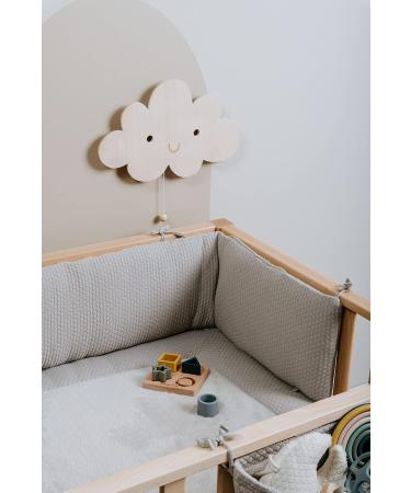 Bo Babys ONLY - Star Baby Wall Lamp | Night Lamp for Children's Room | Battery Operated Paintable FSC Quality Wood | 25 000 Hour Lifetime - Buy Online on GoSupps.com