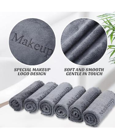 MIXWEER 30 Pcs Reusable Makeup Remover Towels Set - Soft Coral Fleece Cloths for Newborns & Infants - Absorbent & Quick Drying - 12'' x 12'' (Black Gray) - Buy Online on GoSupps.com