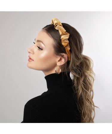 Somewhere Haute Gray Velvet Scrunchie Headband - Stylish and Comfortable - Buy Online on GoSupps.com