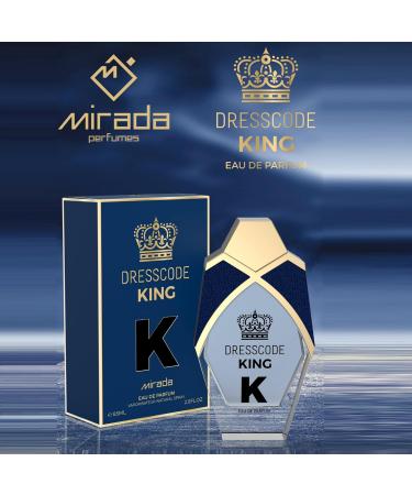 MIRADA Dresscode King Men's Eau de Parfum (EDP) 2.8 FL. Oz (85ml) Men s Perfume with Notes of Juniper Berries Lemon Sicilian Lemon Blood Orange Pimento Cardamom Lavender Clary Sage - Buy Online on GoSupps.com