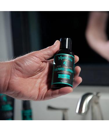Maestro's Classic Beard Wash - Anti-Itch, Deep Cleaning, Non-Drying, Hydrating Cleanser - Speakeasy Blend - 4 oz - Buy Online on GoSupps.com