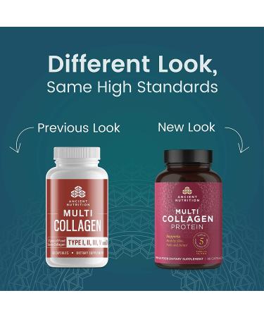 Dr. Axe Multi Collagen Capsules - 90 Count | Ancient Nutrition for Healthy Skin, Joints & Hair - Buy Online on GoSupps.com