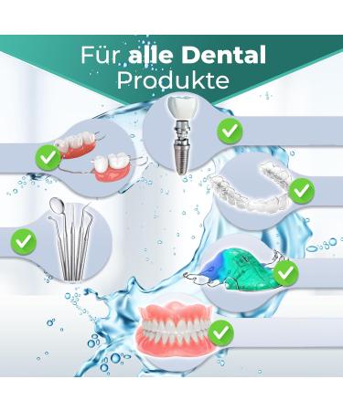 Qindoo 3L Dental Ultrasound Cleaner Concentrate | Best Ultrasonic Cleaner for Dentures & Tooth Rail Cleaning - Buy Online on GoSupps.com