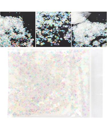 Nail Glitter Sequins Nail Art Confetti Easy to Clean Glitter Confetti Non Toxic Round Resin Sequins for Paint for Nail Decoration for Handicrafts - Buy Online on GoSupps.com