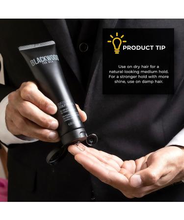 Blackwood For Men BioFuse Hair Sculpting Gel - Vegan & Natural Styling Product for All Hair Types - Long Lasting Hold - Sulfate & Paraben Free - Cruelty Free - 7.76 Oz - Buy Online on GoSupps.com