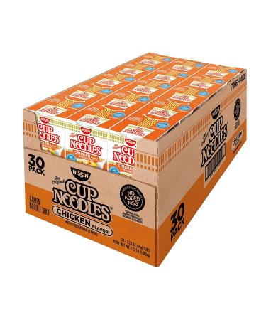 Nissin Cup Noodles Chicken Flavor 2.25 oz ea 30 ct. A1