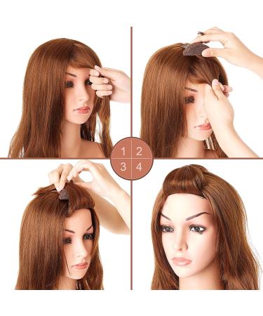 Invisible Fluffy Hair Pad Sponge Clip Set for Women - Brown - Buy Online on GoSupps.com