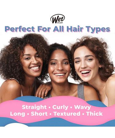 Wet Brush Original and Mini Hair Brush Combo - Purple and Pink - IntelliFlex Bristles - For All Hair Types - Women, Men - Wet & Dry Hair - 2 Piece Set - Buy Online on GoSupps.com