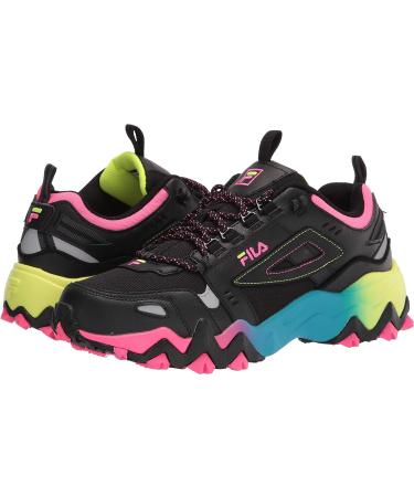 Fila Women's Oakmont TR Sneaker 8.5 - Black/Black/Multi - Buy Online on GoSupps.com