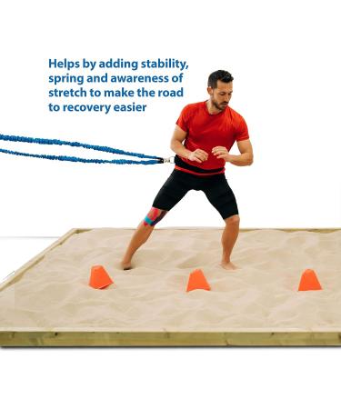 Titanium Sports Kinesiology Tape - 5m Roll for Support & Muscle Recovery - Water Resistant Elastic Tape in White - Buy Online on GoSupps.com