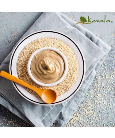Kevala Organic Sesame Tahini 3.5 lbs (1587g) - Pure, Unpasteurized, Non-GMO - Buy Online on GoSupps.com