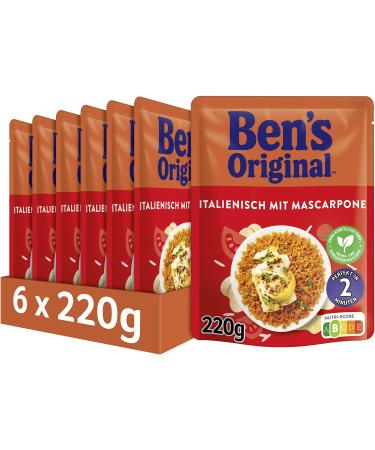 Ben's Original Express Rice Italian 6 packs (6 x 220g) (packaging may vary) Italian 220 g (pack of 6)