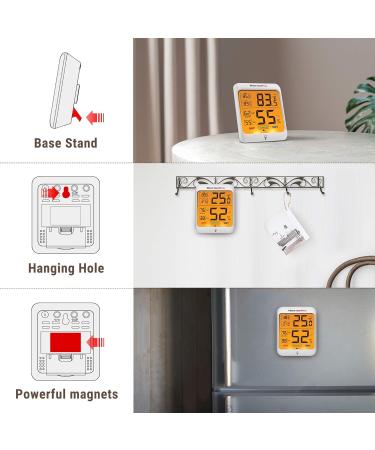 ThermoPro TP53 Digital Thermo-Hygrometer | Accurate Temperature & Humidity Monitor with Backlight - Best for Home & Office - Buy Online on GoSupps.com
