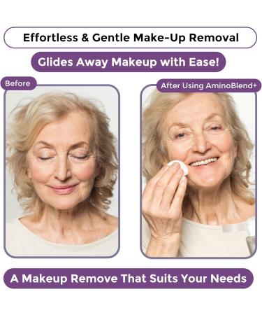 Rumi Cosmetiques AminoBlend+ Micellar Cleansing Water - Gentle and Effective Makeup Remover Vegan and Cruelty-Free for Mature and Sensitive Skin - Buy Online on GoSupps.com