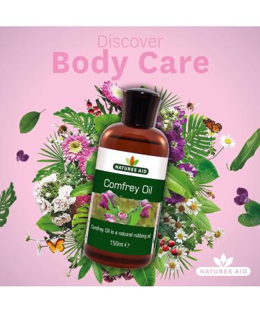 Natures Aid Comfrey Oil (Knitbone Natural Rubbing Oil Suitable for Vegetarians Made in the UK) 5023652041509 150 ml (Pack of 2) - Buy Online on GoSupps.com