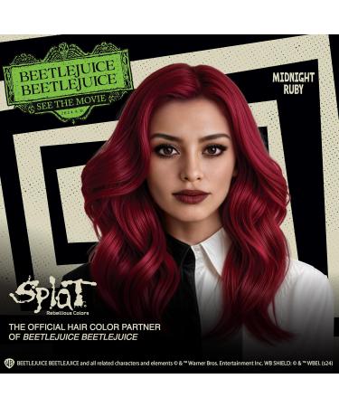 Buy Beetlejuice Splat Semi Permanent Hair Dye - Midnight Ruby | Vibrant Color for International Shipping - Buy Online on GoSupps.com