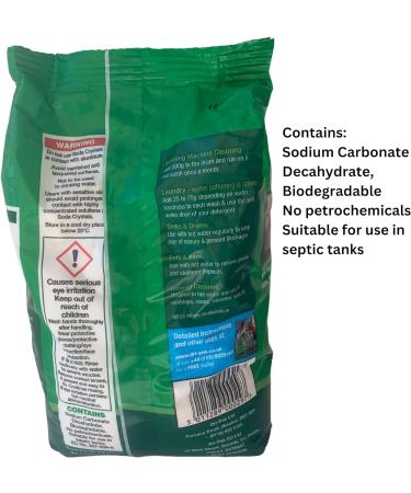 Soda Crystals for Cleaning Bundle with Dri Pak Washing Soda 1kg & Rab Gifts Spray Bottle and Formula & Chalk Pen & Sealing Clip - Buy Online on GoSupps.com