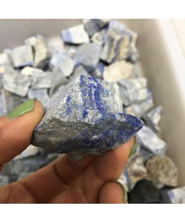 JEWIZJST 100g Natural Rough Lapis Lazuli Crystal Gemstone StoneStone Hot NaturalReiki Decoration Crystal Specimen - Buy Online on GoSupps.com