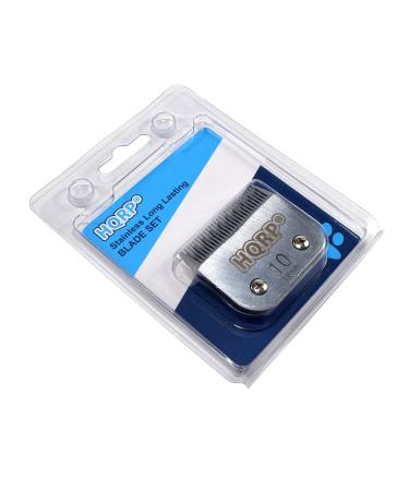 HQRP Size-10 Animal Clipper Blade for Wahl KM Series KM-1 / KM-2 / KM-5 / KM-10 ProFicient Rapid-Fire Storm Storm-II Pet Grooming Coaster