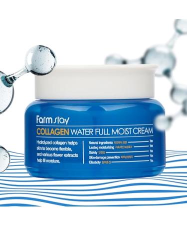 FARMSTAY Collagen Water Full Moist Cream - Nourishing Face Cream with Collagen - Targets Fine Lines and Wrinkles - Locks In Moisture - 3.5 oz 3.5 Fl Oz (Pack of 1) - Buy Online on GoSupps.com
