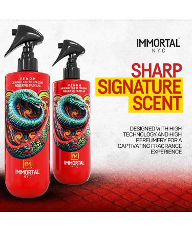 Immortal NYC Reserve Venom Premier After Shave For Men 17 oz- Moisturizing and Refreshing Fruity Floral Men's Cologne - Buy Online on GoSupps.com