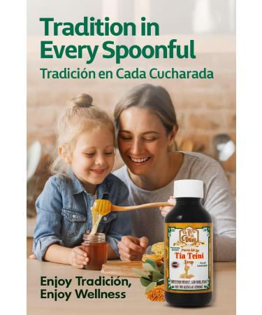 Jarabe de la T a Trini con Miel Pura (Syrup with Pure Honey) - Dietary Supplement - 4.05 fl oz (120 ml) - Mullein Propolis Eucalyptus Anacahuite & Mint(prop leo eucalipto Mirra gordolobo & mas) - Buy Online on GoSupps.com