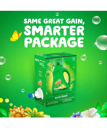 Gain Laundry Detergent & Fabric Softener Eco-Box Bundle - Original Scent | Eco-Friendly & Convenient - Buy Online on GoSupps.com