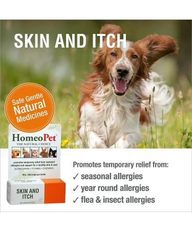 HomeoPet Skin and Itch Support for Pets - 15ml - Buy Online on GoSupps.com
